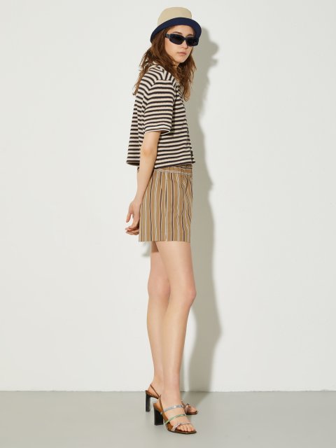 Кремовая панама Max&Co двухсторонняя: фото 1 - Invogue