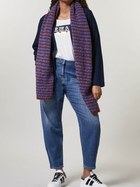 Голубые джинсы PERSONA: фото 4 - Invogue