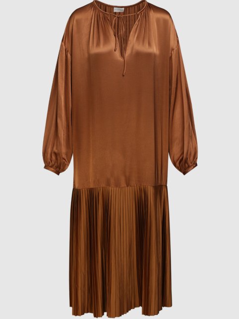 Коричневое платье BY MALENE BIRGER: фото - Invogue