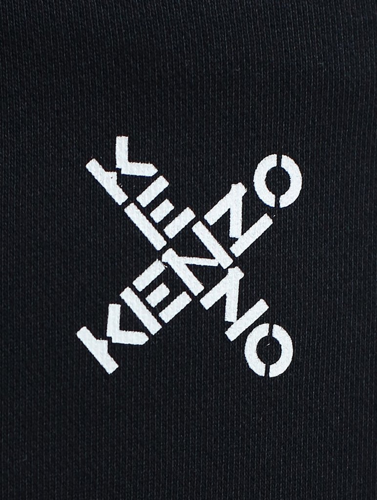 Чёрная футболка KENZO: фото 5 - Invogue