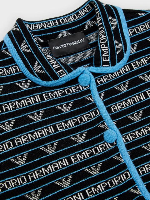 Чорний піджак EMPORIO ARMANI KIDS : фото 2 - Invogue