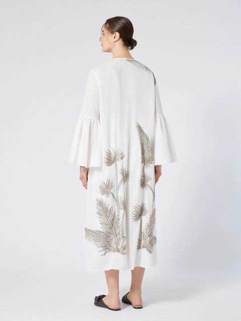 Біла сукня Marina Rinaldi з вишивкою: фото 2 - Invogue