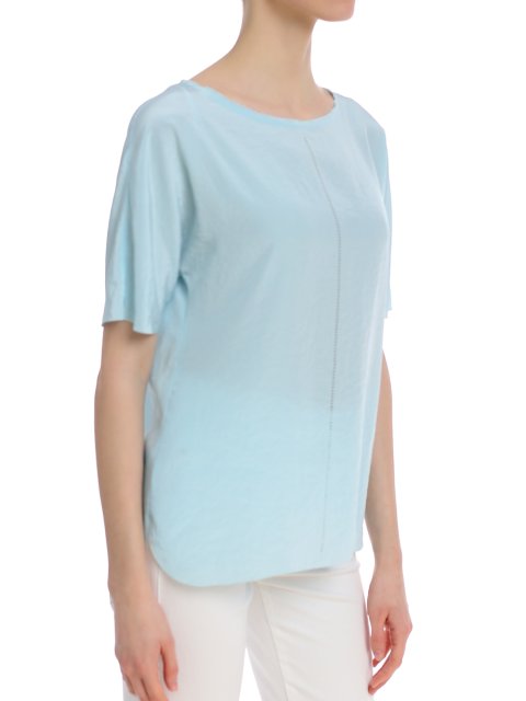 Синяя блуза MARC CAIN: фото 4 - Invogue