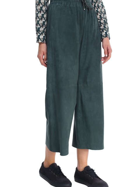 Зелёные брюки WEEKEND MAX MARA: фото 3 - Invogue