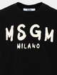 Чёрный джемпер MSGM из хлопка: фото 2 - Invogue
