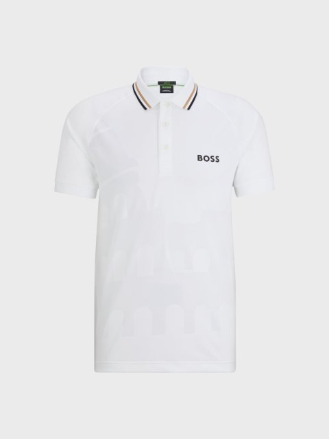 Біле поло BOSS : фото - Invogue