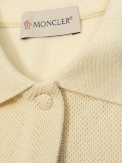 Кремова сукня MONCLER з логотипом: фото 3 - Invogue