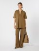 Світло-коричневий светр MAX MARA з віскозної креп-пряжі: фото 1 - Invogue