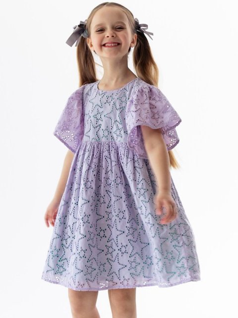 Лілова сукня STELLA MCCARTNEY KIDS: фото 1 - Invogue