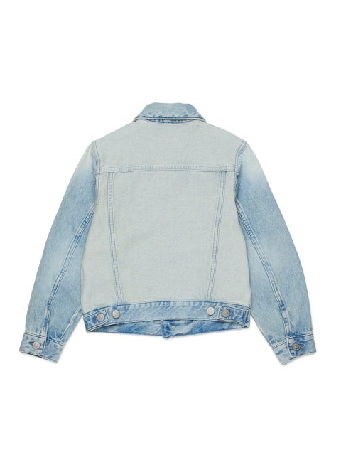 Денім синій куртка MM6 Maison Margiela з бавовни: фото 2 - Invogue