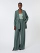 Зелёный топ Max Mara из вискозы и полиэстера: фото 1 - Invogue