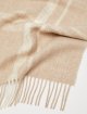 Бежевый шарф MAX MARA: фото 2 - Invogue