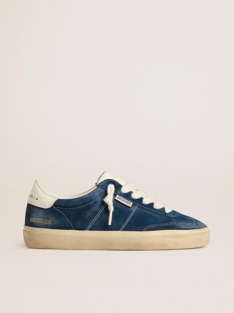 Сині снікерси GOLDEN GOOSE зі шкіри: фото - Invogue