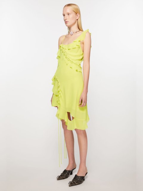 Жёлтое платье ACNE STUDIOS: фото 2 - Invogue