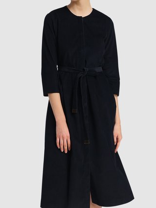 Синее платье MAX MARA: фото 3 - Invogue