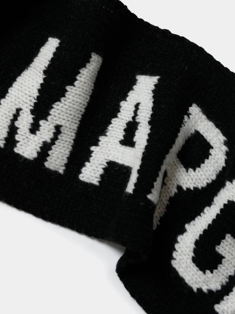 Чорний шарф MM6 MAISON MARGIELA KIDS : фото 1 - Invogue