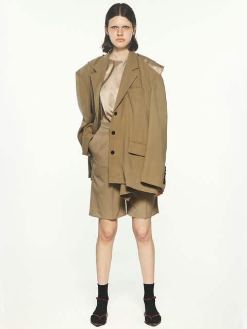 Бежевий жакет PushButton з підкладкою: фото 1 - Invogue