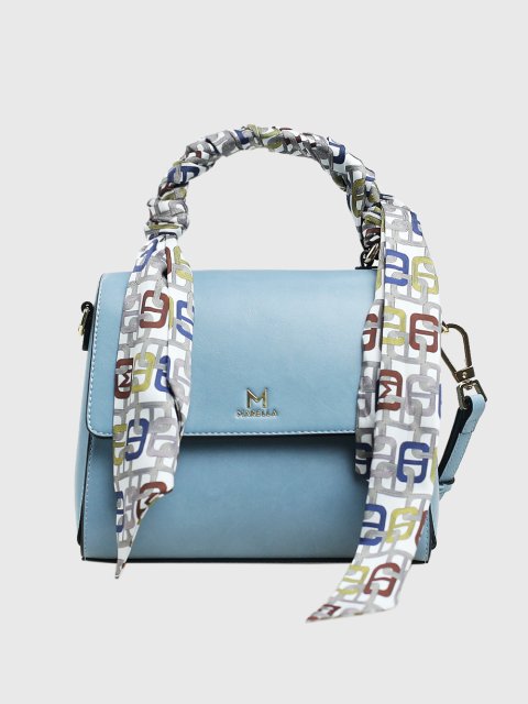 Голубая сумка MARELLA: фото - Invogue