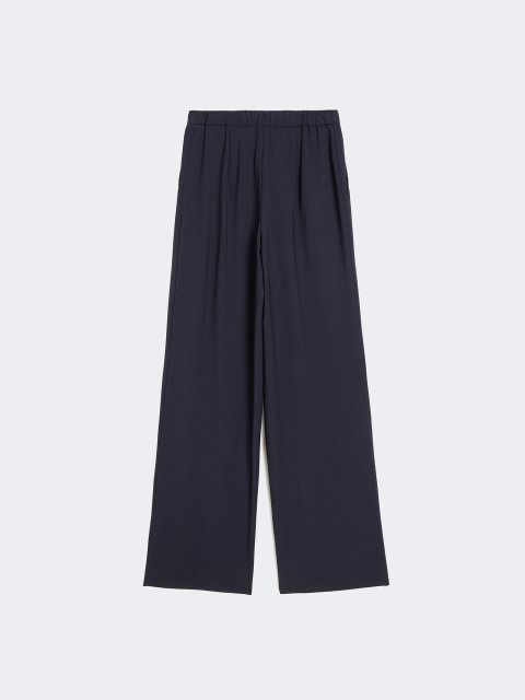 Синие брюки Max Mara из шерсти: фото 1 - Invogue