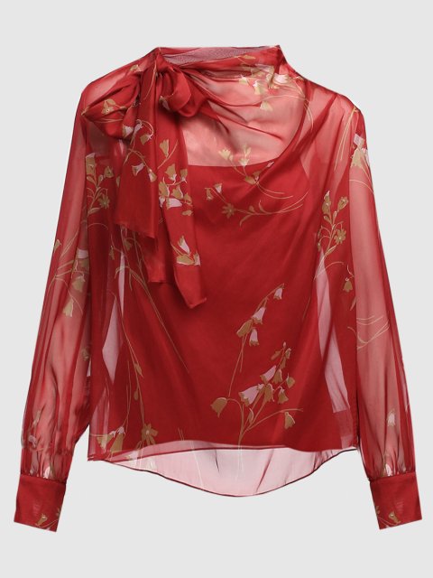 Червона блуза MAX MARA : фото - Invogue