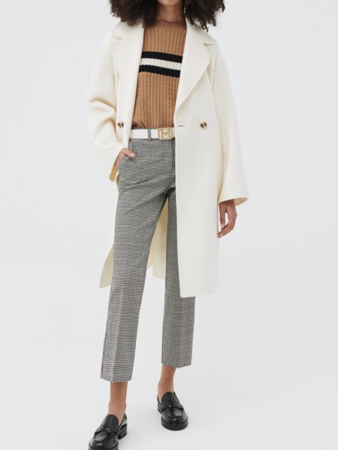 Кремовое пальто MARELLA: фото 1 - Invogue