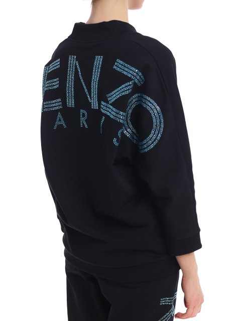 Чёрный свитер KENZO: фото 7 - Invogue