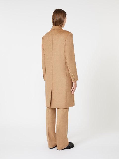 Темно-бежеве пальто MAX MARA з вовни: фото 3 - Invogue