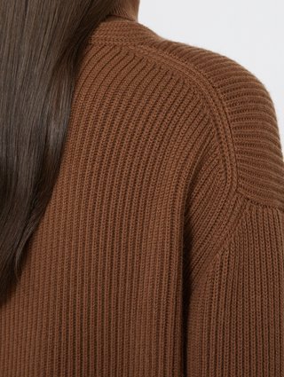 Коричневий кардиган Max Mara з вовни та кашеміру: фото 5 - Invogue