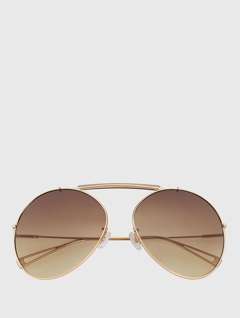 Серые очки MAX MARA: фото - Invogue
