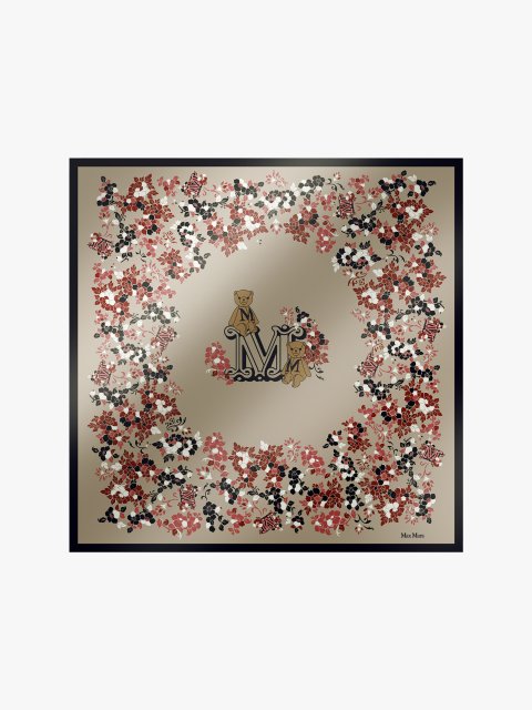 Пісочна хустка Max Mara з принтом: фото - Invogue