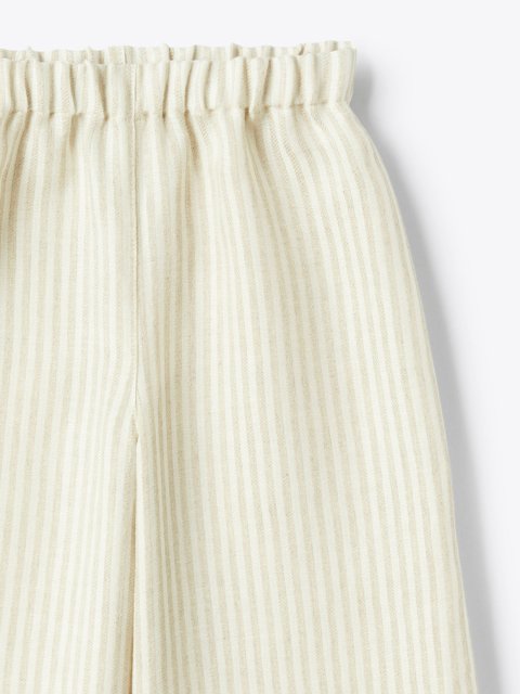 Бежеві штани IL GUFO лляні: фото 3 - Invogue