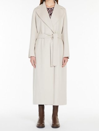 Кремовое пальто MAX MARA: фото 1 - Invogue