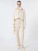 Бежевые брюки SPORTMAX из эластичной вискозы: фото 1 - Invogue