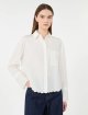 Молочна сорочка WEEKEND MAX MARA з бавовняного попліну: фото 4 - Invogue