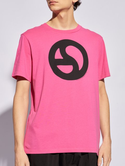 Розовая футболка ACNE STUDIOS: фото - Invogue