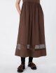 Шоколадна сукня Weekend Max Mara з бавовняного попліну: фото 4 - Invogue