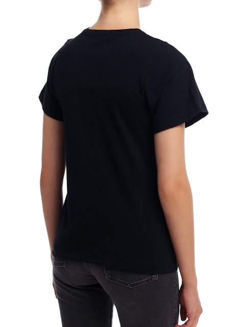 Чёрная футболка TOTEME: фото 4 - Invogue