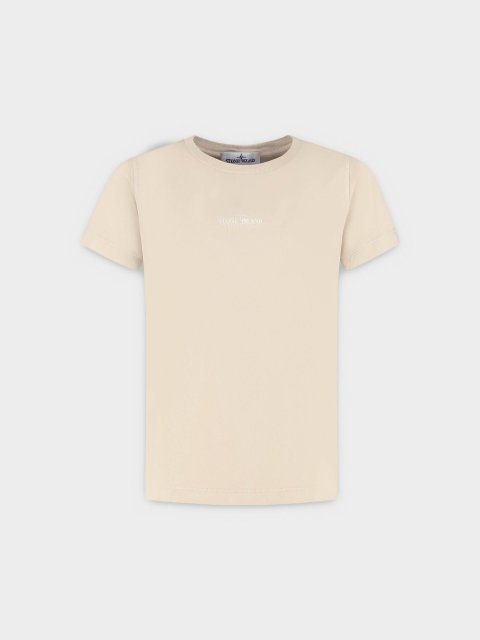 Бежева футболка Stone Island з бавовни: фото - Invogue