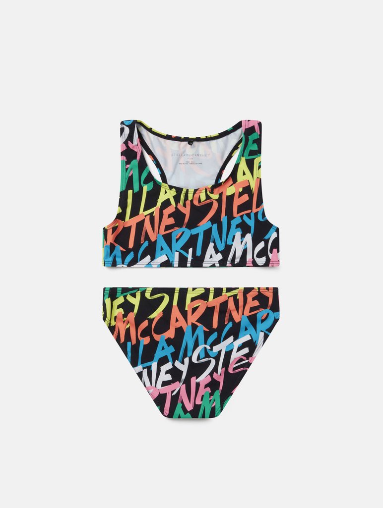 Разноцветное бикини STELLA MCCARTNEY KIDS: фото - Invogue