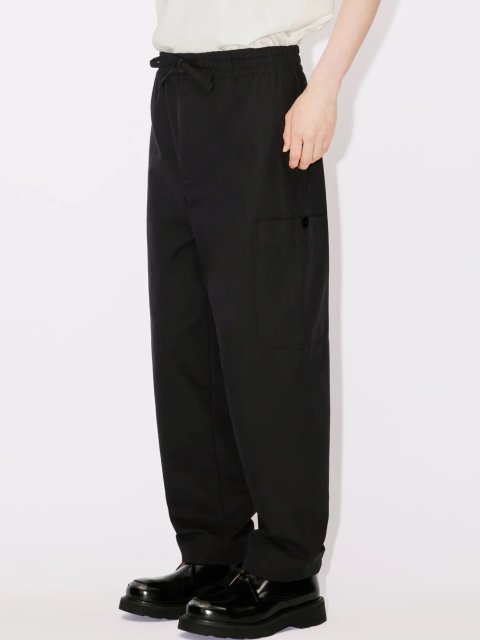 Чорні спортивні брюки карго KENZO з бавовни: фото 1 - Invogue