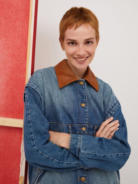 Тёмно-синяя куртка MAX&CO: фото 3 - Invogue