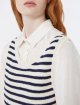 Вязаный топ в полоску WEEKEND MAX MARA из хлопковой пряжи: фото 5 - Invogue