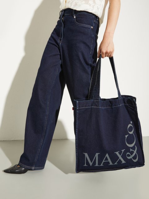 Темно-сині джинси Max&Co з бавовни та ліоцелу: фото 4 - Invogue