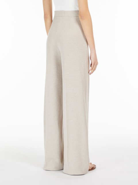 Бежеві брюки MAX MARA : фото 2 - Invogue