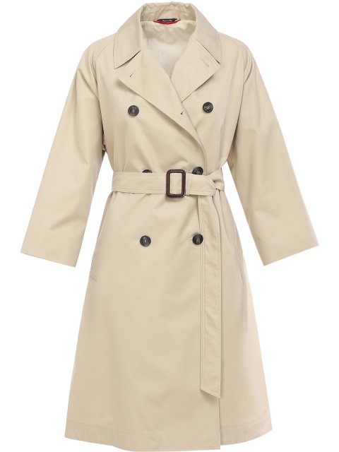 Бежевый плащ WEEKEND MAX MARA: фото 2 - Invogue
