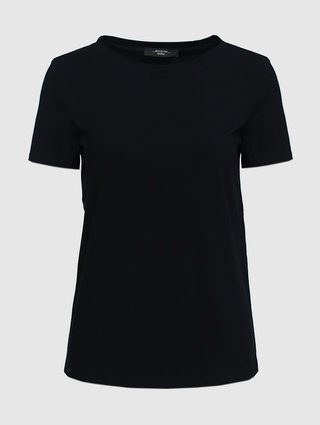 Чёрная футболка WEEKEND MAX MARA: фото - Invogue