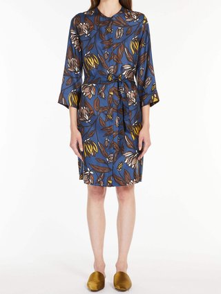Синее платье MAX MARA: фото 3 - Invogue