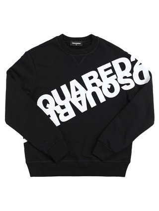 Чёрная кофта DSQUARED KID: фото 2 - Invogue
