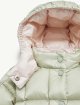 Світло-зелений пуховик MONCLER зі знімним капюшоном: фото 2 - Invogue
