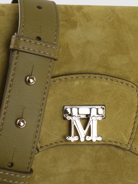 Зелёная сумка MAX MARA: фото 4 - Invogue